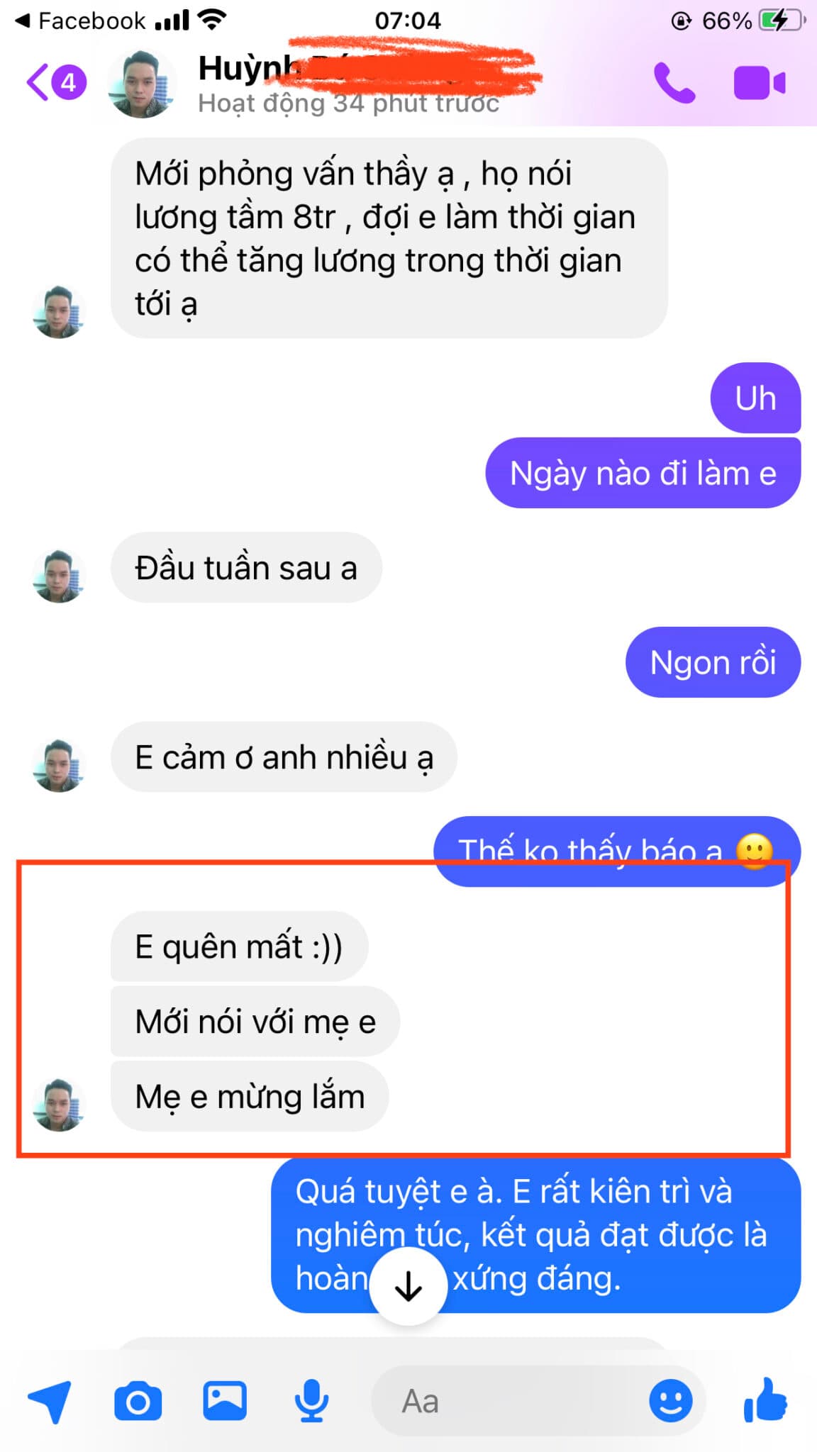 Học viên Phạm - lương 12 triệu